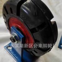 優(yōu)質橡膠重型萬向輪單輪承載1噸2噸5噸