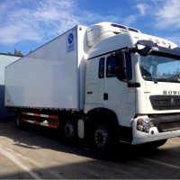 340馬力重汽豪沃9.6米冷藏車價(jià)格,冷鏈運(yùn)輸車