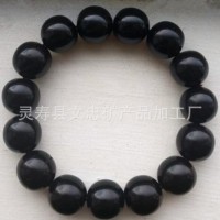 孔雀綠鍺石托瑪琳手鏈負離子能量珠男女通用款現(xiàn)貨送禮自用
