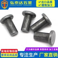 鉚釘廠家供應(yīng)GB109-86平頭實(shí)心鐵鉚釘