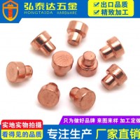 定做銅觸點 紫銅觸點鉚釘 黃銅觸點鉚釘 開關觸點鉚釘