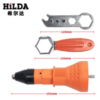 直銷(xiāo)電動(dòng)工具鉚釘螺母槍鉚接無(wú)繩鉚鉆適配器電動(dòng)拉鉚槍頭配件