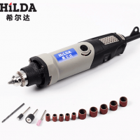 電磨希爾達(dá)400W電磨機(jī)15件套電動工具打磨工具