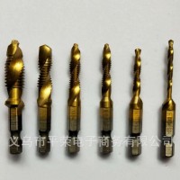 高速鋼多功能一體復(fù)合絲錐鍍鈦螺旋機(jī)用絲錐絲攻