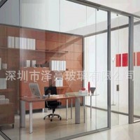 ISO認(rèn)證建筑鋼化玻璃 8mm辦公室隔斷鋼化玻璃