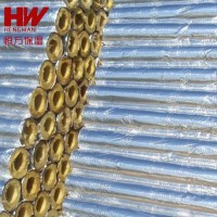 巖棉保溫隔熱管 覆鋁箔玻璃棉管 阻燃隔熱防火保溫管殼廠家直銷(xiāo)
