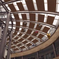 吸音體廠家 空間吸聲體 體育館會(huì)議廳天花吊頂防火隔音吸音材料