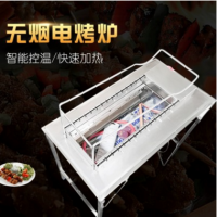 室內(nèi)無煙電燒烤爐 14串燃?xì)庾詣?dòng)燒烤爐 不銹鋼電燒烤爐廠家