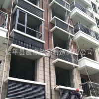 空調(diào)外機百葉窗 鋁合金通風百葉 外墻百葉窗