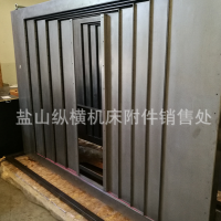 數(shù)控機床導軌伸縮式鋼板防護罩 拉筋拉簧鋼板導軌防護罩