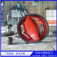 煙道電動(dòng)擋板門 雙層煙氣脫硫擋板門