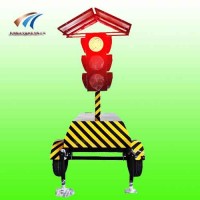 拖掛式太陽(yáng)能交通信號(hào)燈車，移動(dòng)紅綠燈廠家