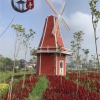 荷蘭風(fēng)車(chē) 九江景觀風(fēng)車(chē)廠(chǎng)家  防腐木風(fēng)車(chē) 景區(qū)七彩園林風(fēng)車(chē)