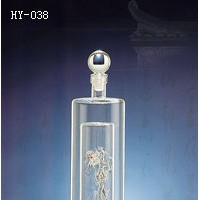 山東手工工藝酒瓶生產(chǎn)企業(yè)/河間宏藝公司廠家訂做空心造型酒瓶