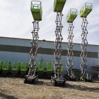 烏魯木齊高空作業(yè)車年租/新疆望騰機械出租柴動剪叉升降車租賃