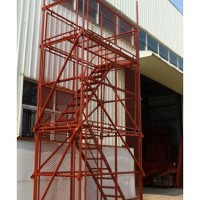 安全爬梯廠家-「合新建材」施工爬梯/加工棚批發(fā)@寧夏銀川